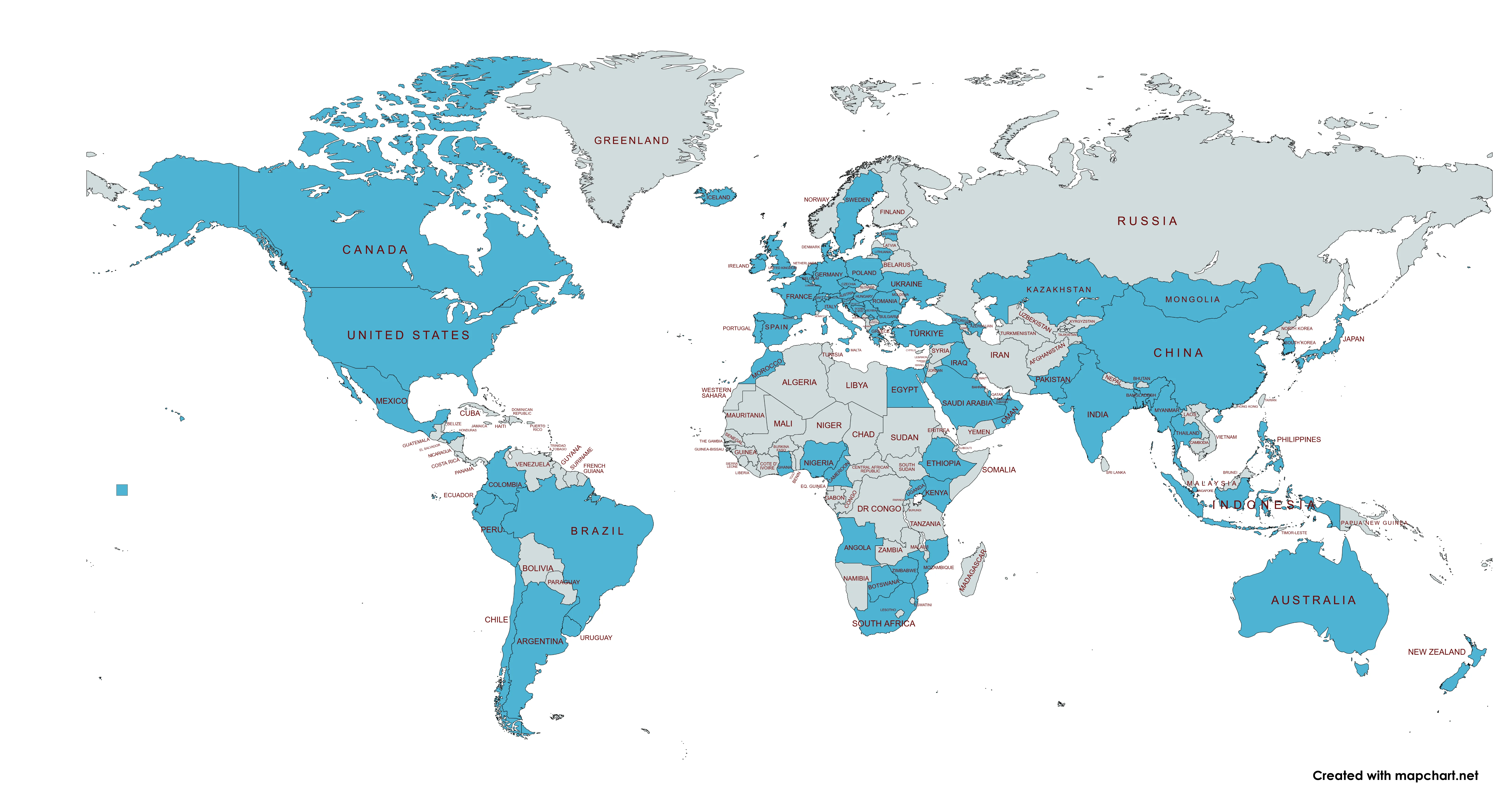 TRICC: Participatig Countries