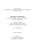 Psychologie im Arbeitsleben