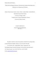 Political Skill and Manager Performance