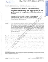 JOB1843_The interactive effects of conscientiousness, openness ...