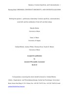 Kholin et al. Refining the openness performance relationship JPA 2015